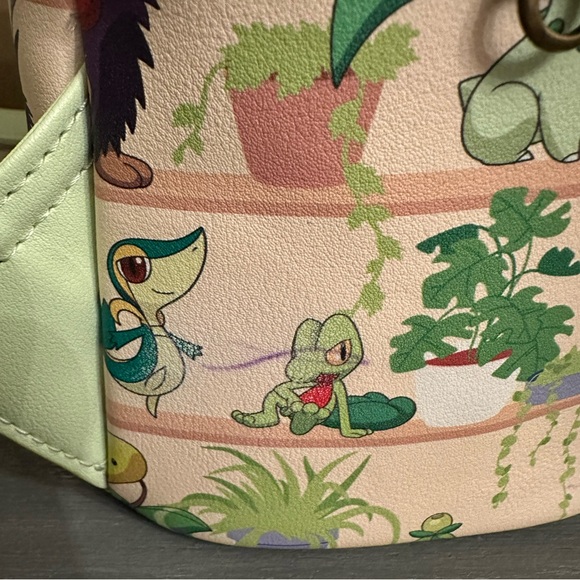Loungefly Pokemon Plants Mini Backpack - Picture 6 of 11